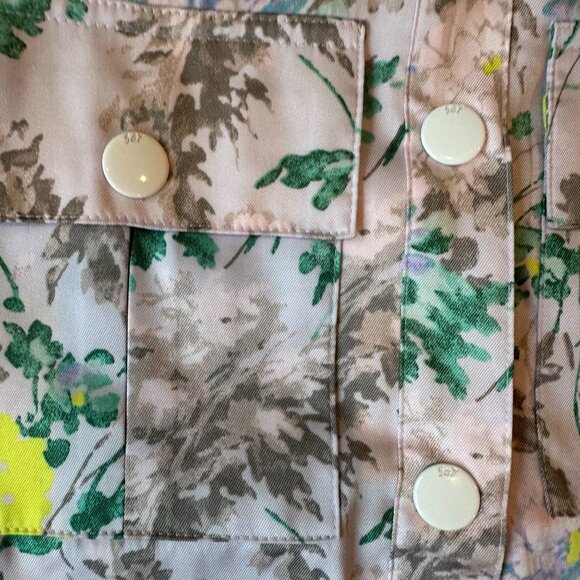 Cinq à Sept Avianna Floral Peplum-Hem Jacket - Picture 5 of 9